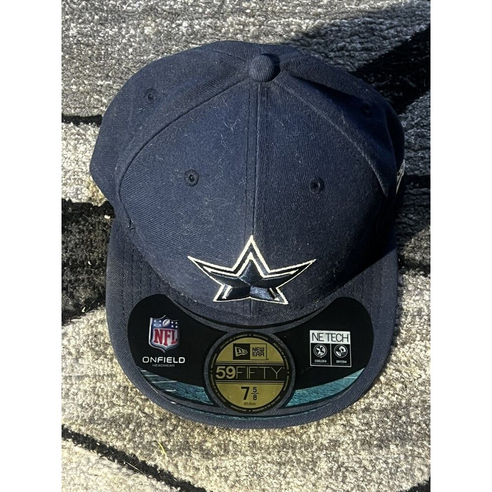 Dallas Cowboys NFL ONFIELD New Era 59fifty Fitted Hat Size 7 5/8